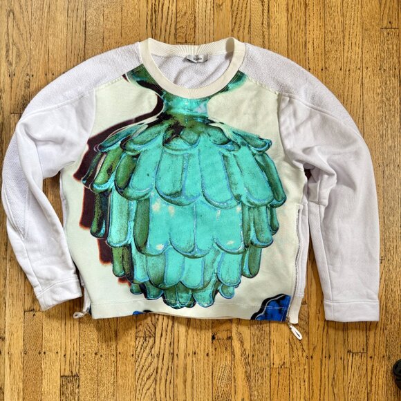 Risto Doppio Artichoke Side-Zip Boxy Sweater Size Small - Picture 6 of 7